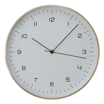 Picture of Interiors by Premier Elyse Round Gold Finish Wall Clock - [PRMH-BU-X2201X081] - (DISC-W)
