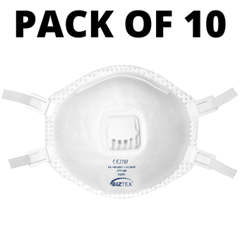 picture of Portwest P301 Moulded Valved FFP3 Respirator - Pack of 10 - [PW-P301WHR]