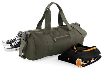 picture of BagBase Original Barrel Bag - Military Green/Military Green - [BT-BG140-MILMIL]