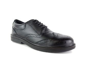 picture of Tuffking BROGUE Black Executive Shoes S3 - SRC Steel Toe and Midsole - [GN-9076]