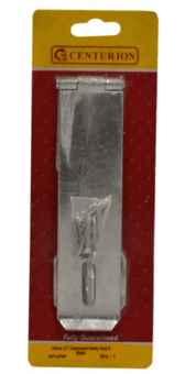 Picture of BZP Safety Hasp & Staple - 150mm (6") - Single - [CI-SP109P]
