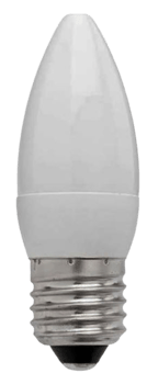 Picture of Power Plus - 6W - E27 Energy Saving Candle Bulb LED - 540 Lumens - 3000k Warm White - Pack of 12 - [PU-3015]