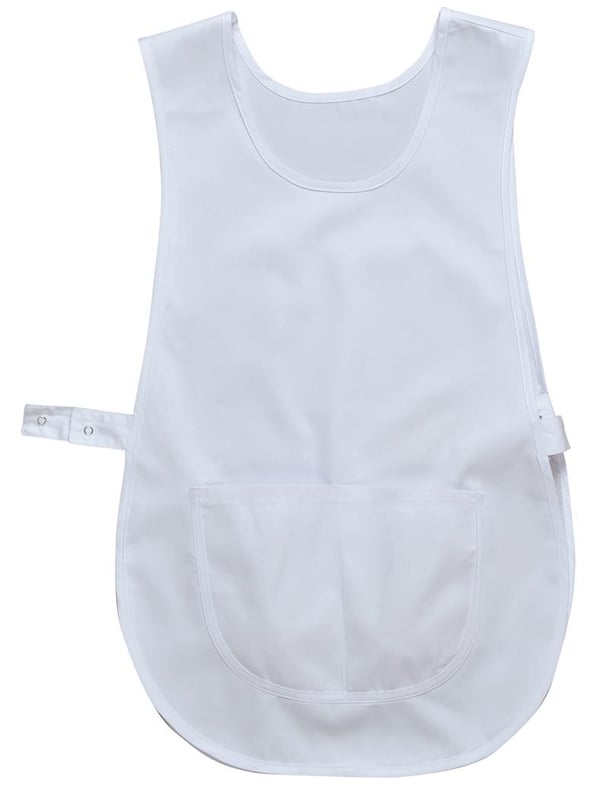 picture of Portwest - White Tabard with Pocket - PW-S843WHR