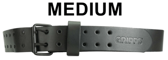 picture of Gripps Leather Work Belt 50mm - 10kg - Medium - [GPS-H01117-M]