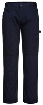 Picture of Portwest - Super Work Trouser - Navy Blue - Regular Leg - PW-CD884NAR
