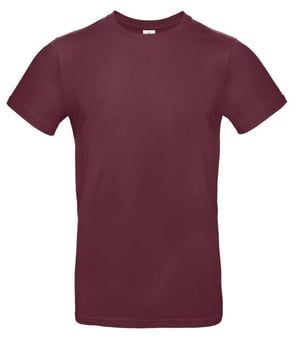 Picture of B and C - Men's Exact 190 Crew Neck T-Shirt - Burgundy - RLW-BA220BURG