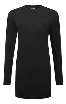 picture of Portwest B194 - Women's Cotton Modesty T-Shirt L/S - Black - PW-B194BKR