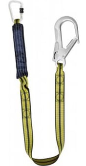 picture of Kratos Atex Shock Absorbing 45 Wide Webbing Lanyard With 2 Connectors - [KR-30-306-20]
