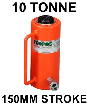 picture of Tecpos Single Acting Cylinder - 10 Tonne - 150mm Stroke - [GT-TS1015]