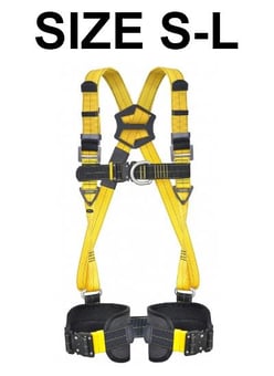 picture of Kratos Revolta 2 Points Full Body Sit-Harness with Automatic Buckles - Size S-L - [KR-FA1011300]