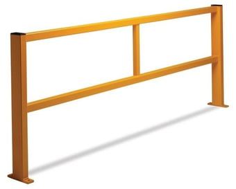Picture of QMP Fully Welded Barrier - Straight Barrier - Open - 1000L x 900H mm - [QM-RBST1090OYXX]