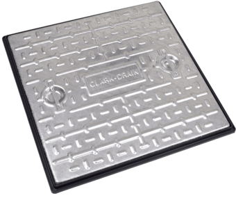 Picture of Solid Cover and Frame  - Fitted with Integral Lifting Handles - Domestic Driveways - 663 (L) x 663 (W) x 30 (D) - [CD-PC7CG] - (DISC-W)