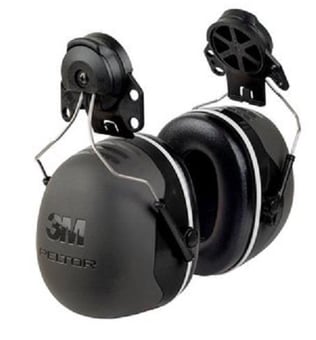 picture of 3M PELTOR Earmuffs - 36 dB - Black - Helmet Mounted - X5P3 - [3M-7000103996]