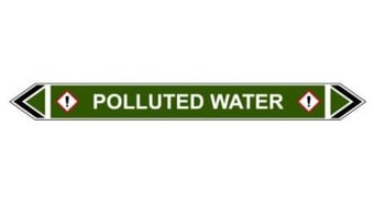 Picture of Flow Marker - Polluted Water - Green - Pack of 5 - [CI-13420]