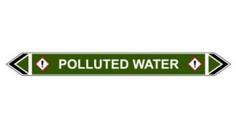 Picture of Flow Marker - Polluted Water - Green - Pack of 5 - [CI-13420]