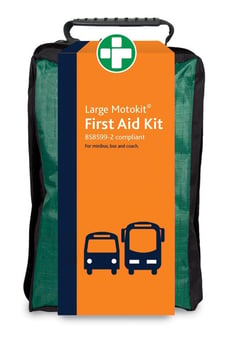 picture of Large First Aid Motokit - In Green Copenhagen Bag - BS8599-2 Compliant - [RL-3016]