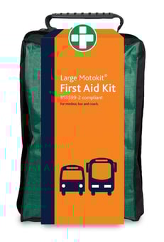 Picture of Large First Aid Motokit - In Green Copenhagen Bag - BS8599-2 Compliant - [RL-3016]