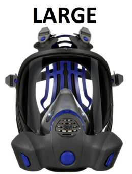 picture of 3M Secure Click Reusable Full Face Respirator - Large - [3M-FF-803]