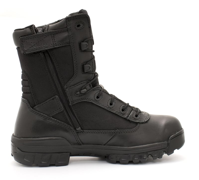 picture of Bates - Womens 8in Tactical Sport Side Zip Boots - Black - [BF-PE5406]