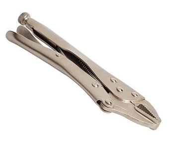 picture of Silverline - Self Locking - Long Nose Pliers - 220mm Straight - [SI-PL101]