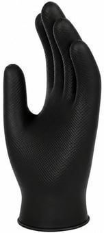 Picture of Polyco Finite GL100 Black Nitrile Powder Free Disposable Gloves - Box of 100 - [BM-GL100]