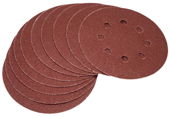 Picture of Amtech 10pc Circular Sanding Disc Sheet Set - P120 Grit 125mm - [DK-V4090]
