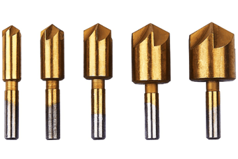 picture of Amtech 5 Piece Titanium-coated Countersink Bit Set - [DK-F0840]