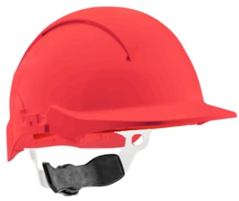 picture of Centurion Concept Vulcan Red Safety Helmet - Wheel Ratchet - Non-Vented - [CE-S09PLUSRR]