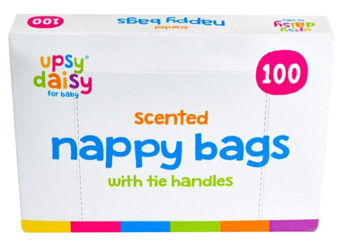 picture of Upsy Daisy Scented Nappy Bags 100 Pack - [OTL-323188]