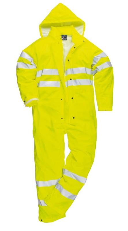 picture of Portwest - Yellow Sealtex Ultra Coverall - 185g - Conforms to EN ISO 20471 Class 3 & EN 343 Class 3:2 - PW-S495YER