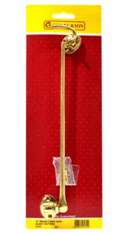 Picture of PB Silent Pattern Cabin Hook - 300mm (12") - Single - [CI-HE30P]