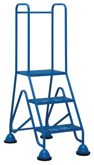 picture of Slingsby Multi Glide Premium Platform Steps - 3 Treads - Blue - [SLB-434884] - (LP)
