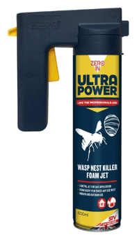picture of Zero In Ultra Power Wasp Nest Killer Foam Jet 600ml Aerosol - [BC-ZER556]
