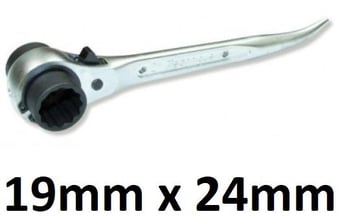 picture of Scaffold Ratchet  - 19mm x 24mm - [XE-K00072]