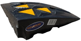 Picture of Way4Now - Heavy Duty Rubber Kerb Ramp End 285 x 285 x 100mm - SHU-D-CR-16E