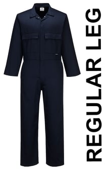 picture of Portwest S999 Euro Work Coverall - Navy - Regular Leg -  PW-S999NVR