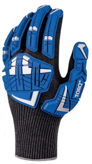 picture of TORQ TYPHOON™ Impact Resistant Blue Gloves - GL-SKG00010H - (DISC-R)