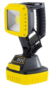 Picture of COB LED Rechargeable Work Light - 1,000 Lumens - 10W - Yellow - 4 x 2.2 Ah Li-ion Batteries Supplied - [DO-90049]