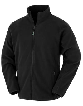 picture of Result Recycled Unisex Fleece Polarthermic Jacket - Black - BT-R903X-BLK