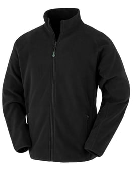 Picture of Result Recycled Unisex Fleece Polarthermic Jacket - Black - BT-R903X-BLK