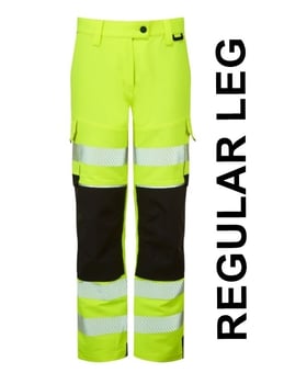 picture of Pulsar Life Men's Stretch Combat Trouser Yellow - 31" Regular Leg - PR-LFE921-YEL-R