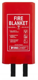 Picture of Firechief - K40 Fire Blanket Weaved Twill Cloth - Rigid Case - 1.8m x 1.8m - Kitemark Certified to BSEN1869 - [HS-101-1510]