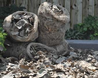 Picture of Garland Jute Leaf Bags 3 x 90cm x 45cm - Pack of 3 - [GRL-W0663]