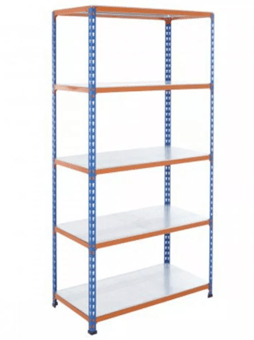 Picture of BiGDUG BiG200 Shelving 5 Levels - Steel Shelves - 1830h x 1220w x 305d mm - 140kg UDL - [BDU-B21812035BOS]
