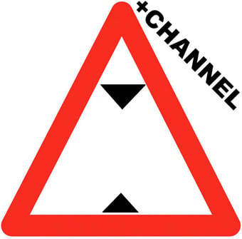 picture of Traffic Height Triangle Sign With Fixing Channel - FIXING CLIPS REQUIRED - Add Text of Your Choice - Class 1 Ref BSEN 12899-1 2001 - 600mm Tri. - Reflective - 3mm Aluminium - [AS-TR18-ALUC]