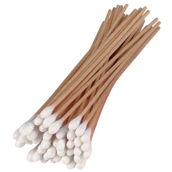 Picture of Non-Sterile Swab Sticks x 100 - Pack of 5 - 6" Cotton Bud - [ML-D500-REGX5] - (AMZPK)