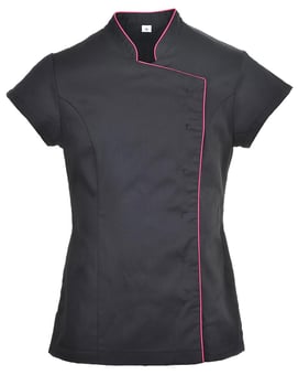 picture of Portwest - Ladies Wrap Tunic - Black - Kingsmill 190g - PW-LW15BKR