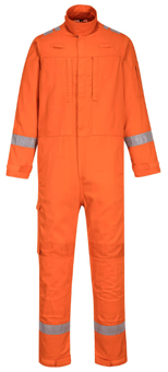 picture of Portwest Bizflame Plus Lightweight Stretch Panelled Coverall Orange - PW-FR502ORR