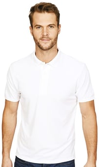 picture of Casual Classics Original Tech Pique White Polo - AP-C150WHT