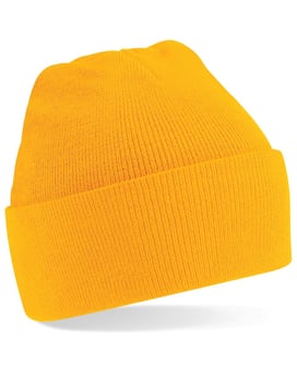 picture of Beechfield B45 Original Cuffed Beanie - Gold Yellow - [BT-B45-GOLD]